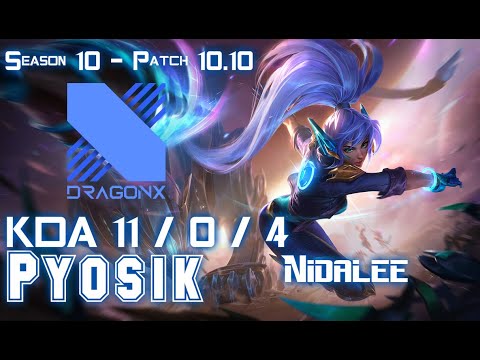 DRX Pyosik NIDALEE vs FIDDLESTICKS Jungle - Patch 10.10 KR Ranked