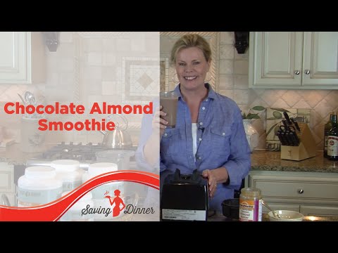 How To Make a Chocolate Almond Smoothie by Leanne Ely