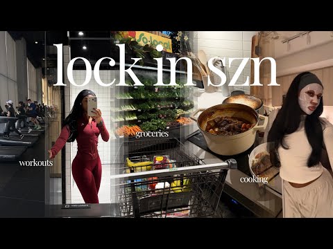 living alone vlog | back on my routine + workouts + online shopping + cooking + events