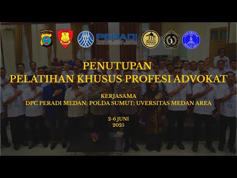 PENUTUPAN PKPA PERADI DENGAN POLDA SUMUT