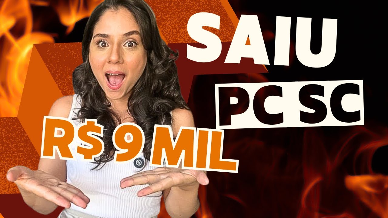 Concurso PC SC publicado! São 300 vagas para agente e escrivão 