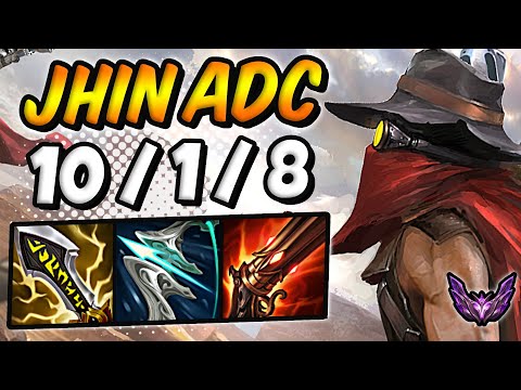 MVP Jhin ADC vs Twitch / KR Master / Patch 13.6 / Season 13 [ 10 / 1 / 8 ]  🔥