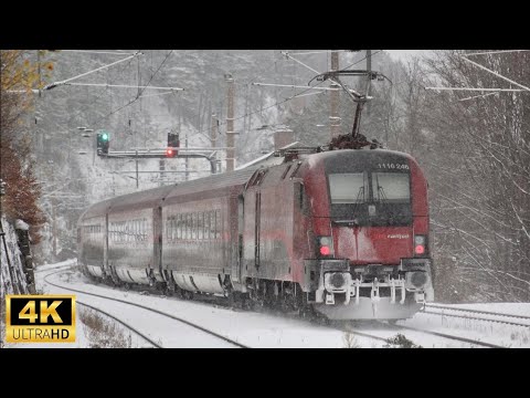 First snow trainspotting Semmering | Austria