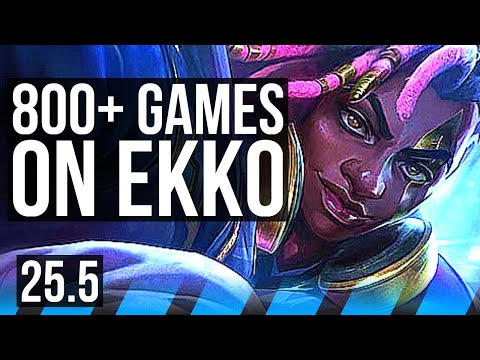 EKKO vs SETT (MID) | Rank 4 Ekko, 4/1/7, 800+ games | EUW Challenger | 25.5