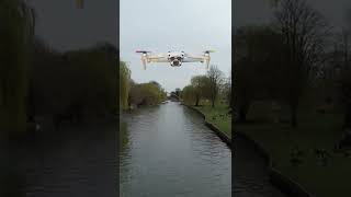 DJi Mavic Air 2s Drone Flying Fun Lake Birds Swans Bedford England #shorts #vertical 13