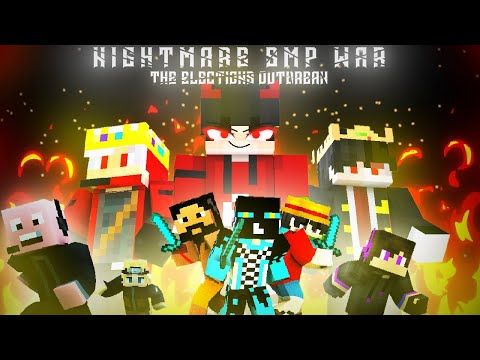 ARMOFIRE - A new WAR Started on our MINECRAFT SMP Server | The Election WAR Outbreak of Nightmare SMP  The End?