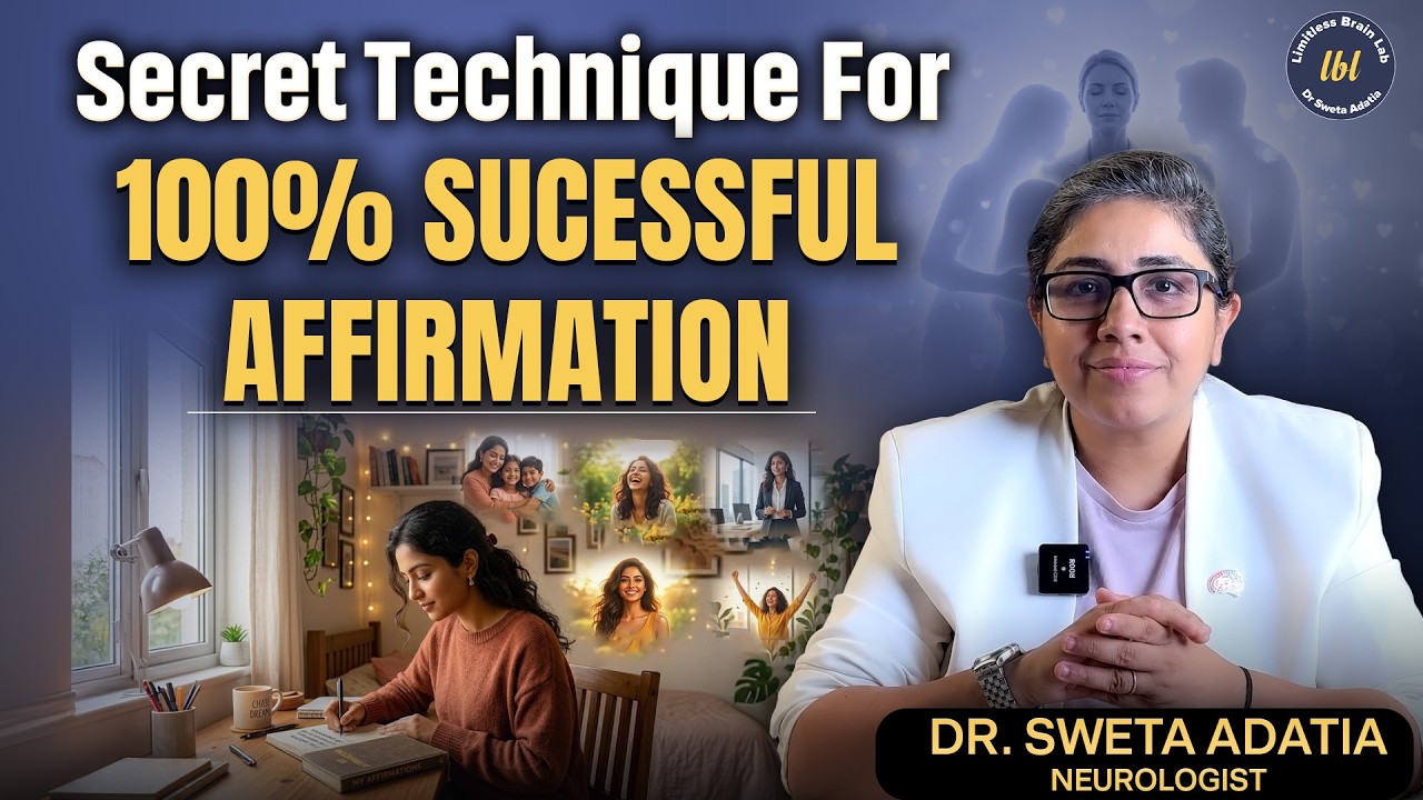 Neuroscience: Do This Affirmation Technique to Reprogram Your Subconscious Mind! | Dr. Sweta Adatia