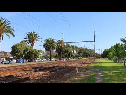 Pacific National’s Long Island Steel Train at Glen Huntly, Victoria