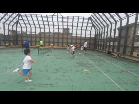 Tennis lesson drills Raffles Town Club