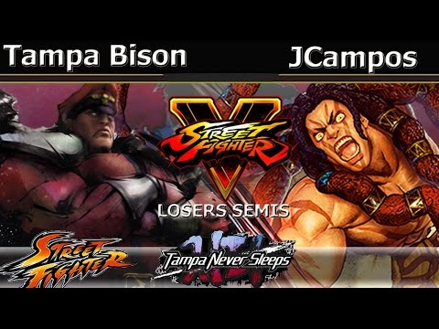 Tampa Bison (M. Bison) vs. JCampos (Necalli) - SFV Losers Semis - TNS7