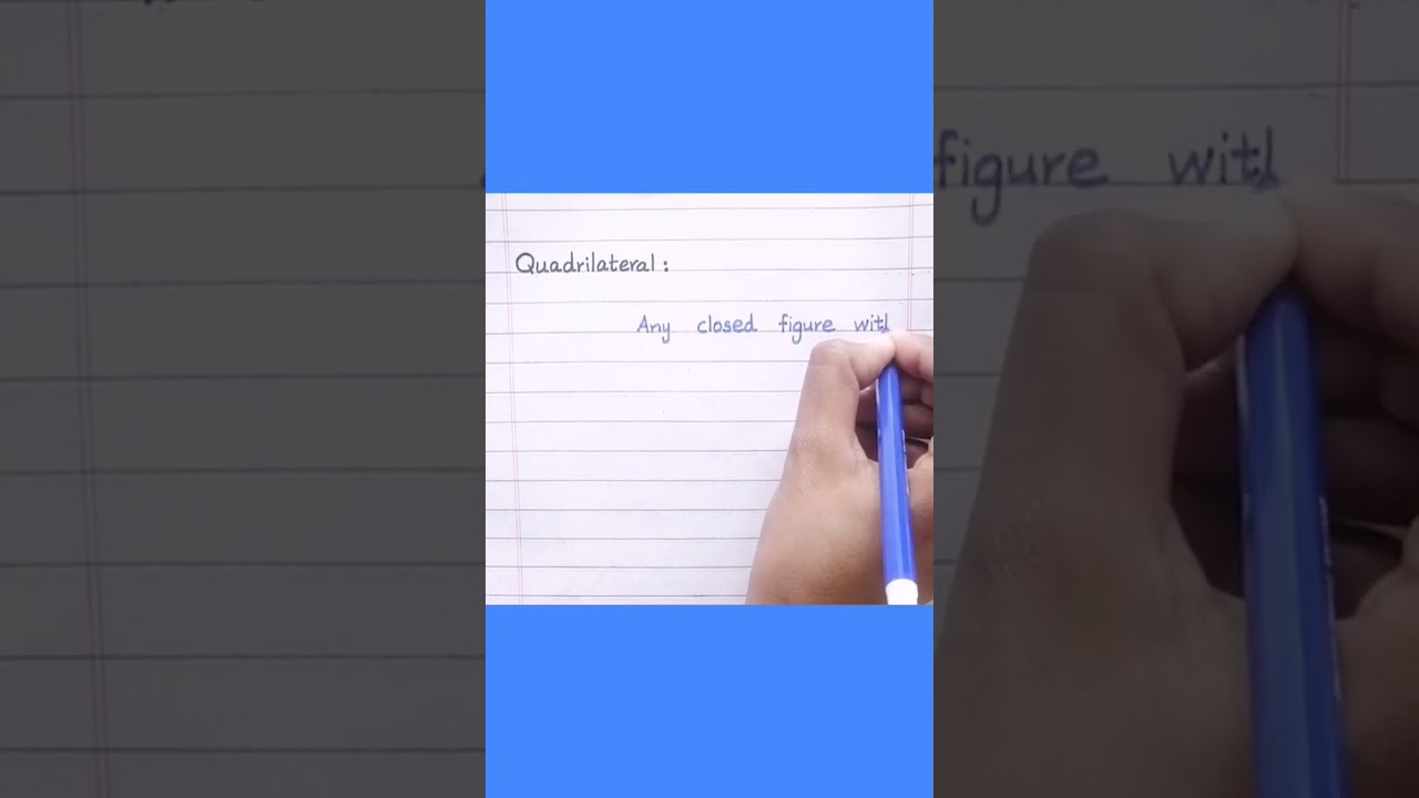 Quadrilateral Definition #shorts