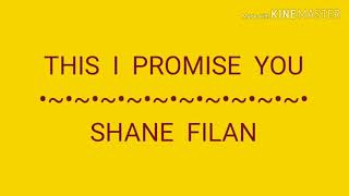 This I promise you - Shane filan - (lyrics dan terjemahan Indonesia)