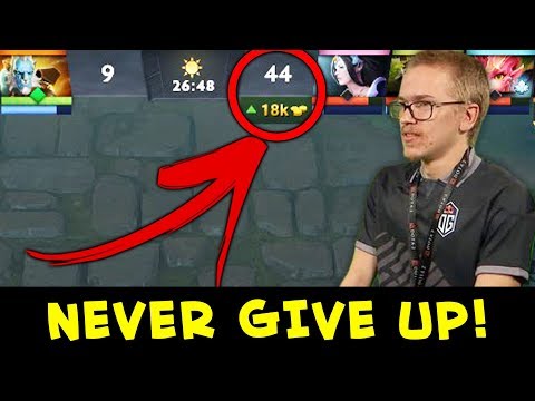 NEVER GIVE UP — even vs TI8 champion Topson on best hero