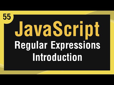 Learn JavaScript In Arabic #55 - Regular Expression - Intro