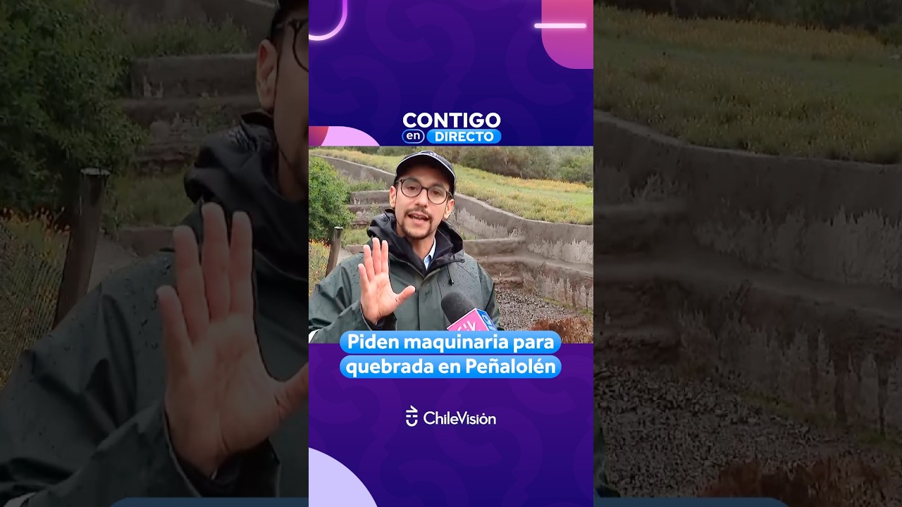 Alcalde de Peñalolén pidió maquinaria para limpiar piscinas decantadoras ante intensas lluvias