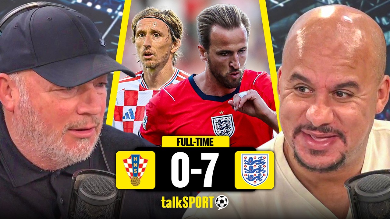 "THEY WERE TERRIBLE!" Gabby Agbonlahor TEARS INTO Croatia's defence after England THRASHING!