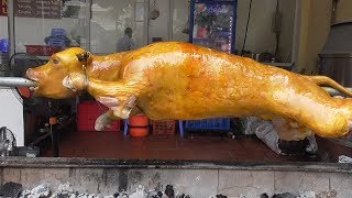 Download lagu GRAPHIC: Crispy Roast BBQ Whole Calf - Vietnam street food - Street food in Vietnam Christmas 2017 mp3
