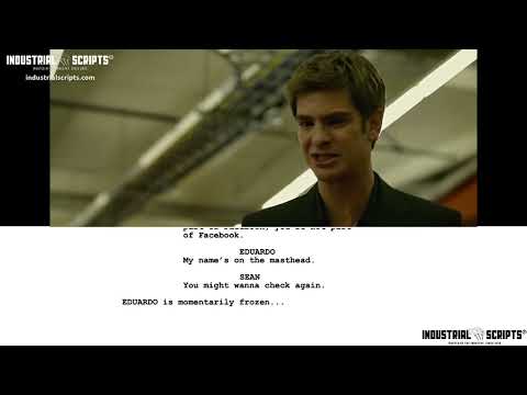 Classic Movie Scenes: THE SOCIAL NETWORK (2010) // He's Wired In // Script-to-Screen