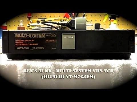Oddity Archive: Episode 64.5 - Ben's Junk: Multi-System VHS VCR (Hitachi VT-M768EM)