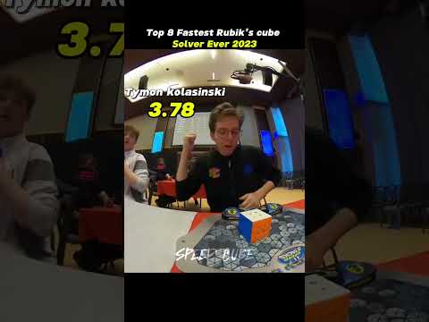 Fastest Rubik's Cube Solve 2023 Top 8 | Best Record #shorts #viralvideo #rubikscube #fastest