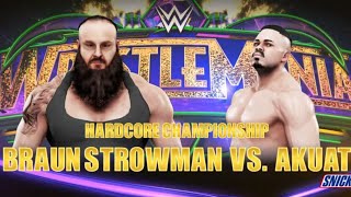 Download lagu Braun Strowman vs. Akuat for Hardcore Championship mp3