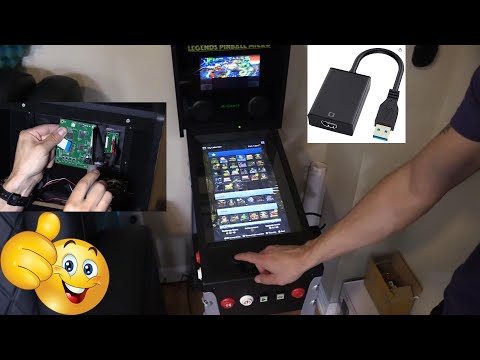 How to connect PC to Legends Pinball Micro and install Vibs board
