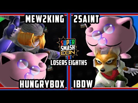 SSC 2018 SSBM - FOX MVG | Mew2King & Liquid`Hungrybox Vs. MNT | 2Saint & iBDW - Melee Doubles LQ