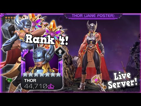 Top 5 Mystic!? RANK 4 Thor Jane Foster! Live Server! | Marvel Contest of Champions
