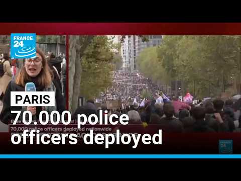 Paris: 70.000 police officers deployed nationwide