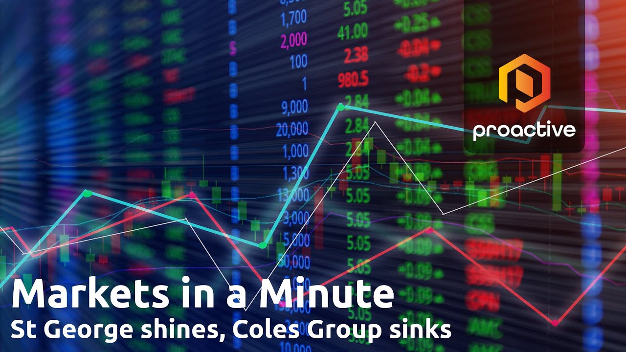 Markets in a Minute: ASX 200 falls below 50-day average