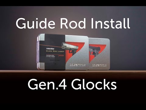 LaserMax Glock Guide Rod Laser installation for Gen 4 Glock 20 and 21