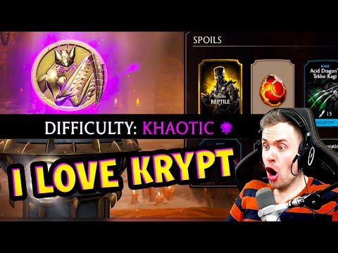 Khaotic Krypt is AWESOME in MK Mobile... I'm SO BACK! Epic Rewards!