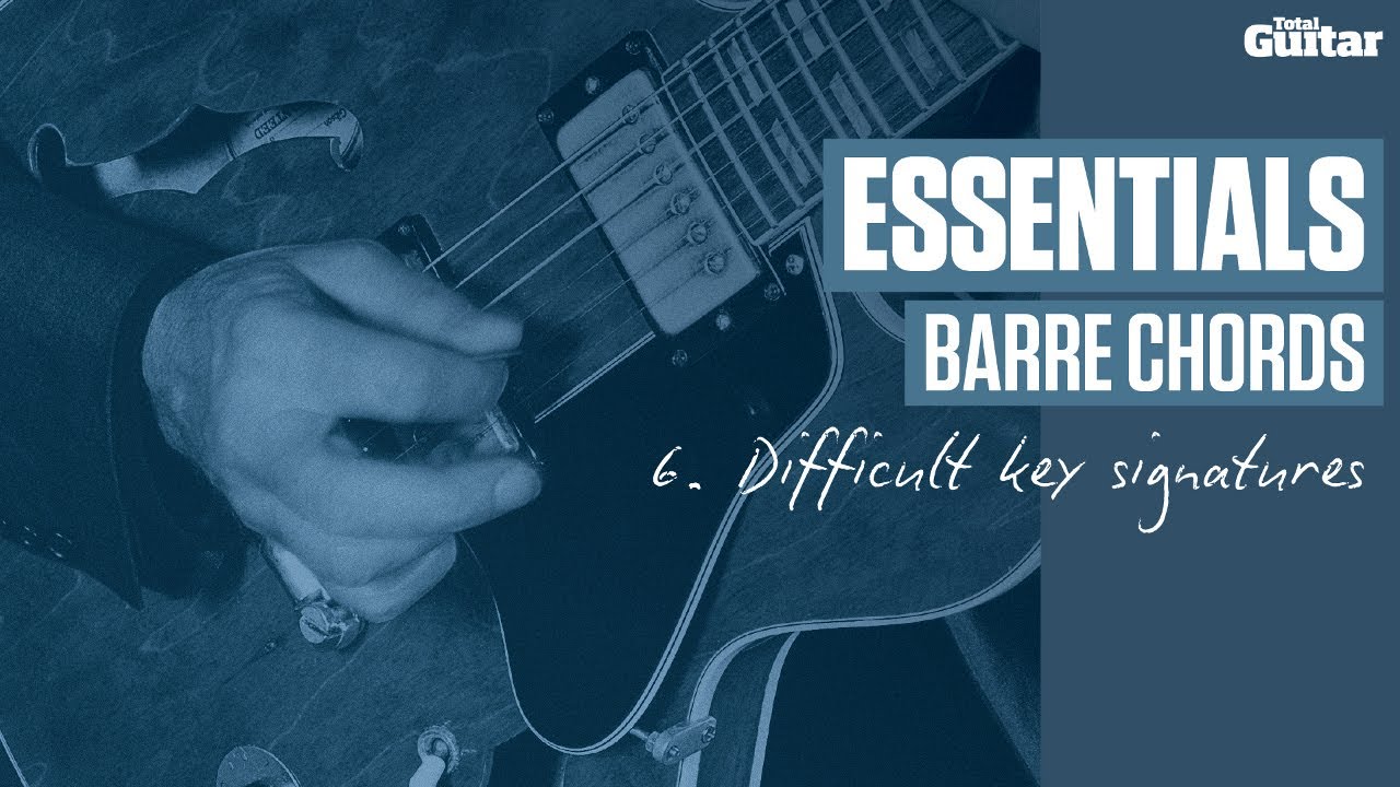 Essentials Lesson: Barre Chords -- Example 6 (TG221) - YouTube