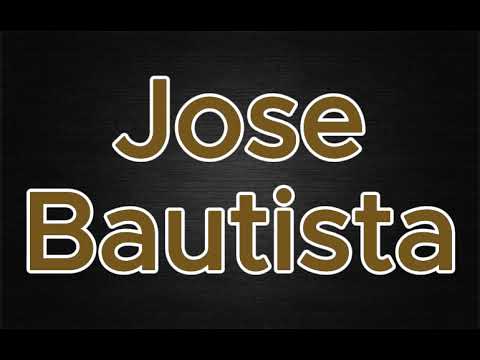 How to Pronounce Jose Bautista