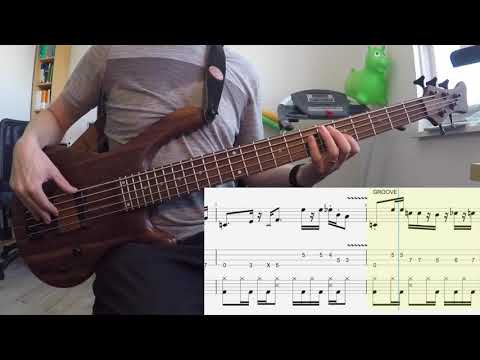 GrooveCell - Bass & Drum Grooves - funk_0016 (Video + Score) - 98 bpm - 4/4