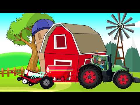 Farmer and his Tractors | agricultural machinery | Rolnik i Traktory | Bajka Maszyny rolnicze