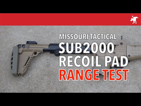 Range Testing Missouri Tactical Sub2K Recoil Pad