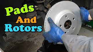 2007-2011 Toyota Camry Front Brakes Pads and Rotors Replacement How To DIY