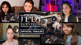 Star Wars Jedi Survivor - Official Story Trailer Reaction Mashup [Part 2]