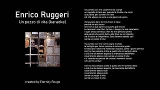 Enrico Ruggeri - Un pezzo di vita KARAOKE