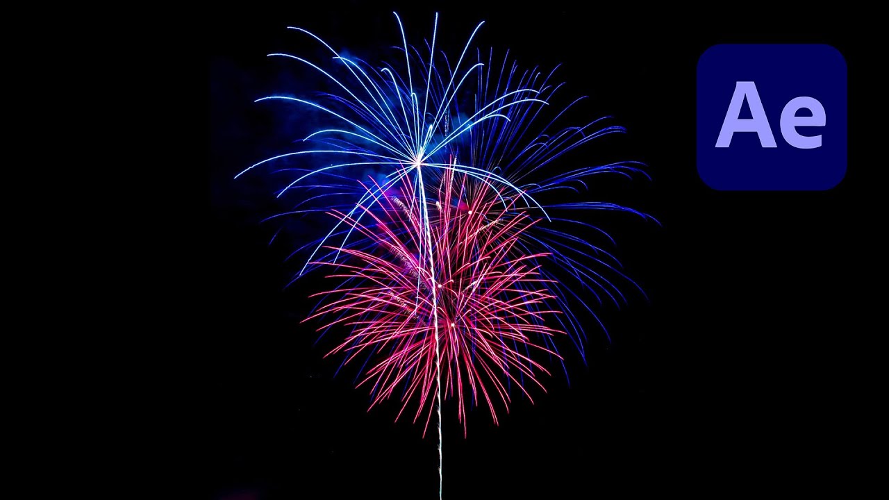 Create realistic FIREWORKS in After Effects