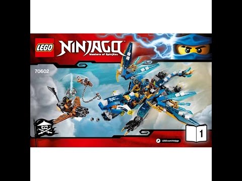 LEGO® Ninjago 70602 Дракон Джея. Инструкция по сборке