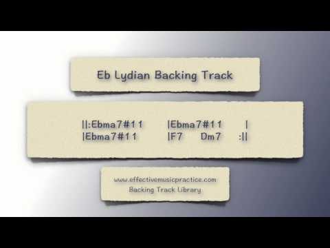 Eb Lydian Mode Backing Track