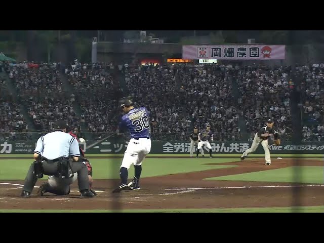 【3回裏】バファローズ・岩崎 巧みな流し打ちでリードを広げる!! 2015/8/14 Bs-M