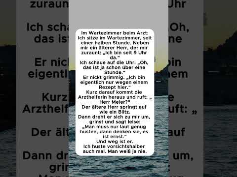 Im Wartezimmer beim Arzt #witze #funny #lustig