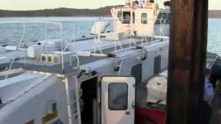 preview picture of video 'Canadian Coast Guard Penac at Fernwood Dock Salt Spring Island BC'