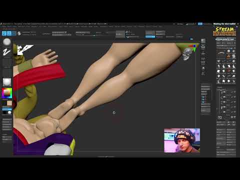 Street Fighter Fan Art Sculpting (Zbrush 2021.5)