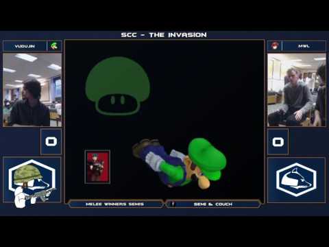SCC - The Invasion - Melee Singles - MWL (Marth) vs Vudujin (Luigi) - Winner's Semis