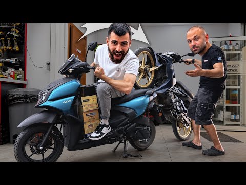 Το Crypton X γίνεται 180cc sleeπεράκι 🔥🔥