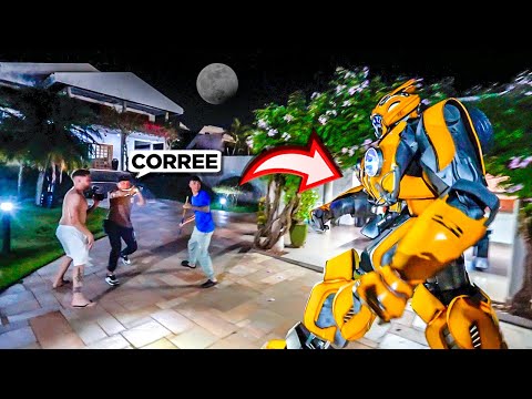 INVADIMOS A CASA DELES😡 A POLICIA CORREU E TODO MUNDO FICOU COM MEDO!!! 😂😂😂